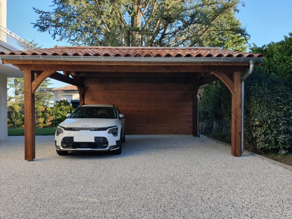 Carport en bois